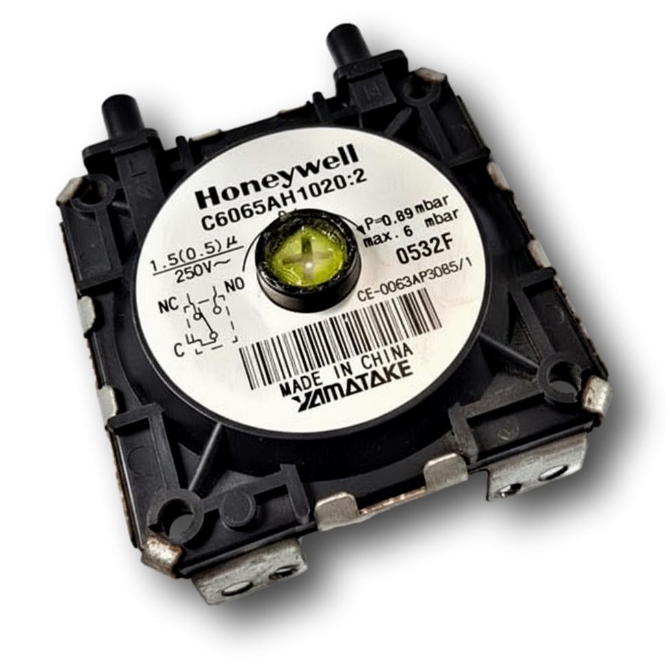 Presostato de aire Manaut Minox · Honeywell C6065AH1020:2 | repuestos-calderas